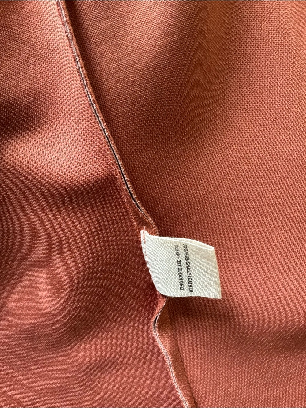 E&M Dusty Rose Drape Suede Moto Jacket, Size Small - Picture 7 of 9